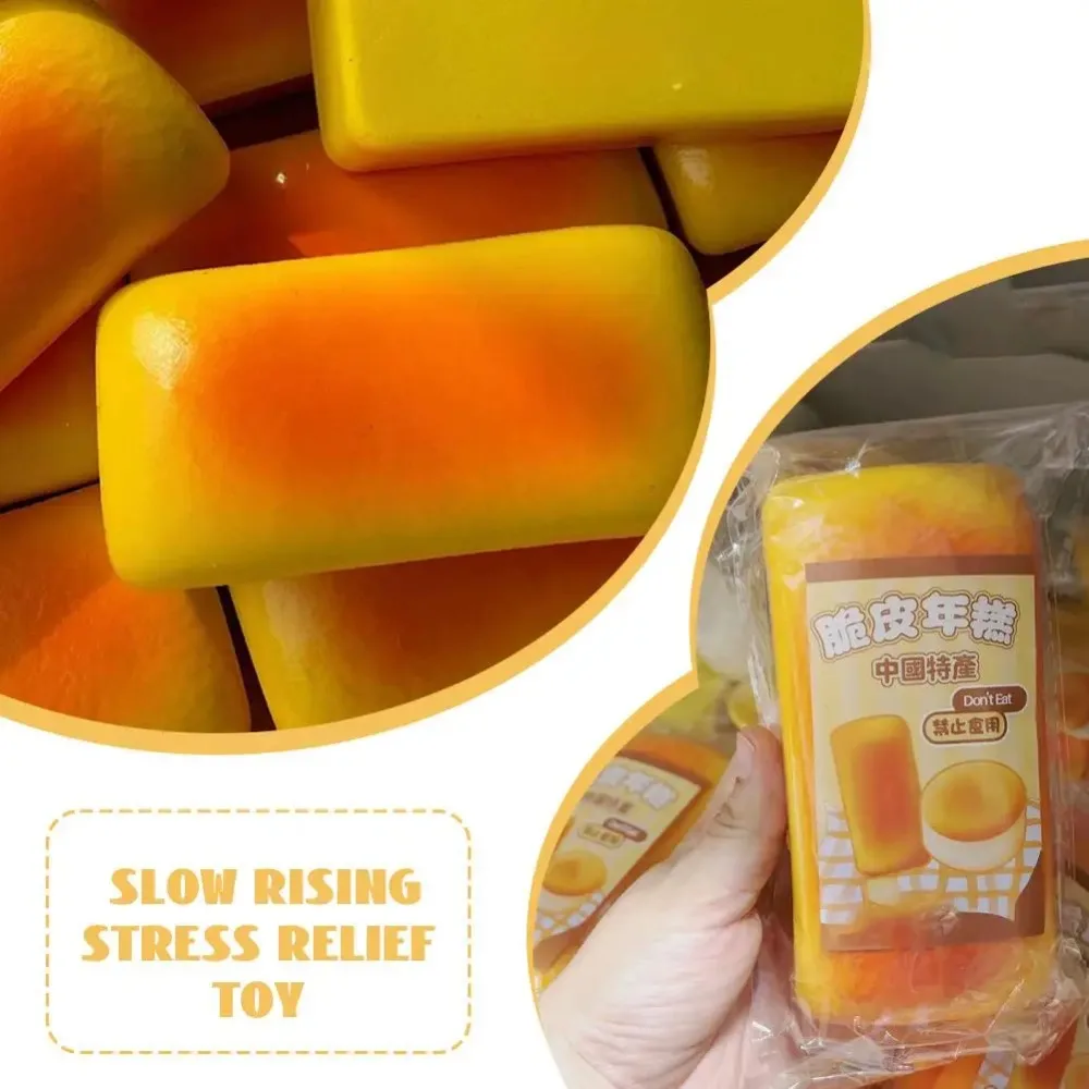 Squishy Simulated Long Bread Squeeze Toy Stress Relief Slow Rising Sensory Fidget for Anxiety ADHD Autism Gift for Kids Adults