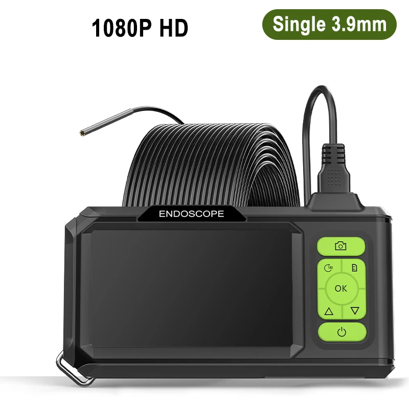 Industriële Endoscoop 4.3 ''IPS Scherm Autofocus Camera HD1080P Enkele Dual Triple Lens USB Sonde Auto Inspectie Borescope LEDs