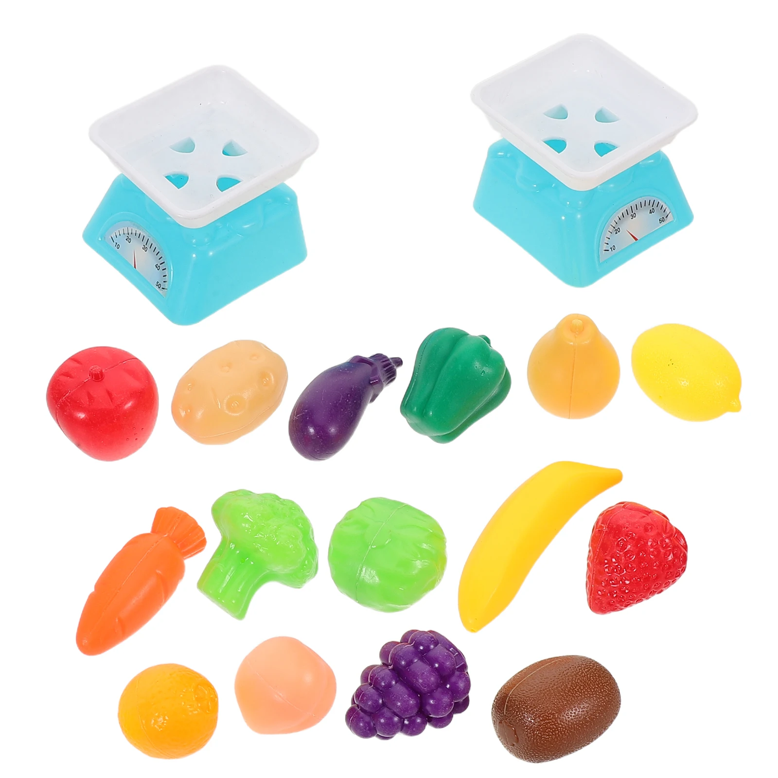 Kitchen Play Set Food Miniature Accessories Kids Toys Dollhouse Grocery Store Playset Toddler