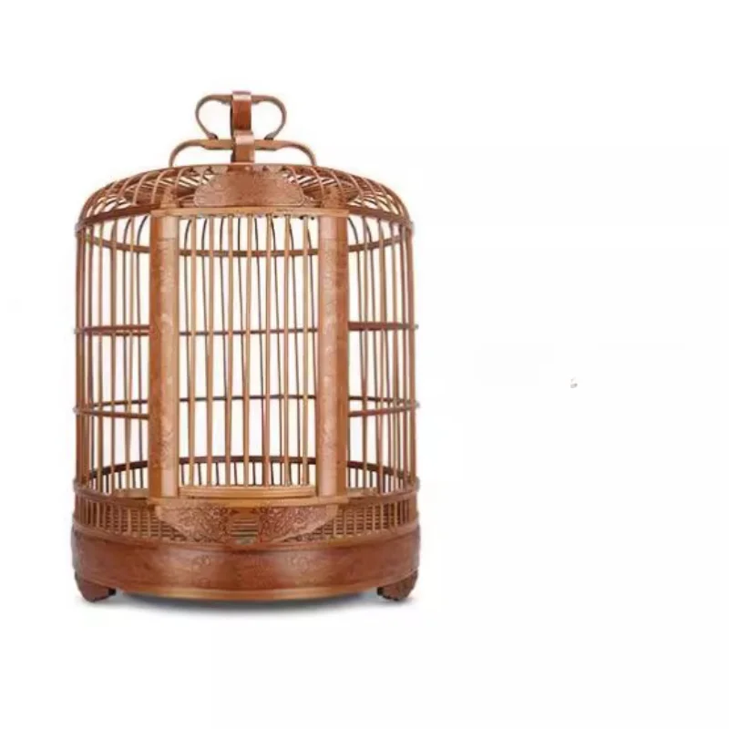 

Parrot Vintage Bird Cage Wooden Small Carrier Passaros Feeder Birdcage Accessories Budgie Gabbia Per Uccelli Pet Supplies