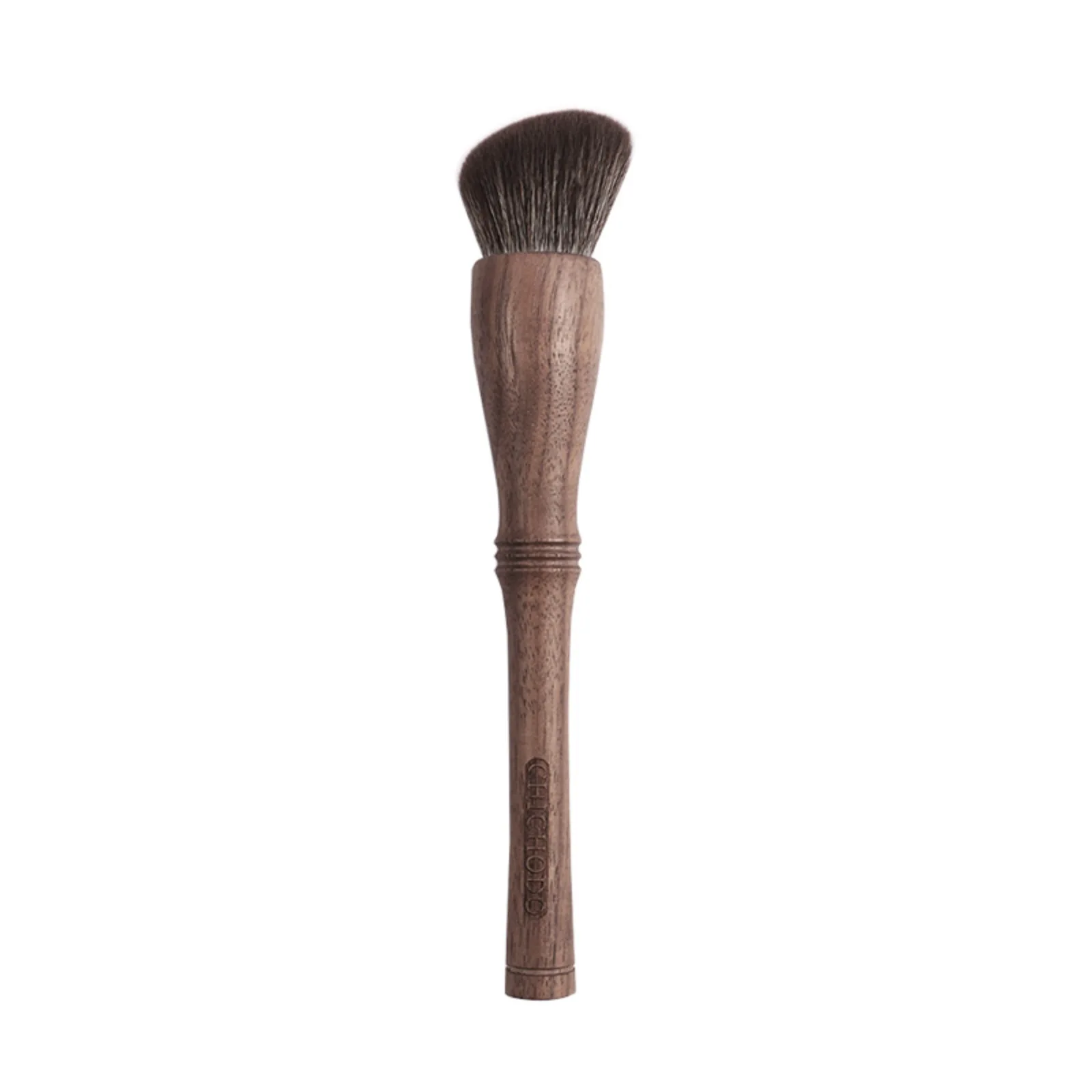 Contour Makeup Brush Walnut Wood Handle Soft Angled Bristles Beauty Brushes Blush Contouring Brush Makeup Tools For Women