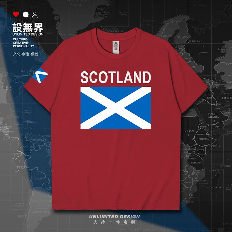 Scotland Alba Scots Scottish Gaelic GB mens t shirt brands clothing tees jerseys Short Sleeve shirts t-shirt summer clothes