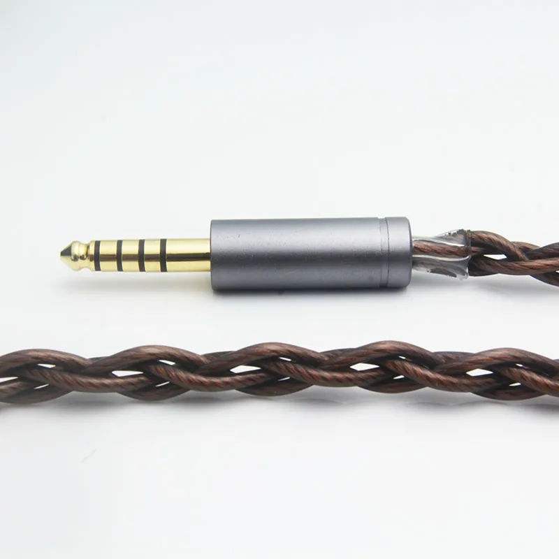 Headphone Upgrade Cable 6N Balanced Monocrystalline Copper HIFI Detachable Handmade Audiophile Audio Connector Sport CKLVX