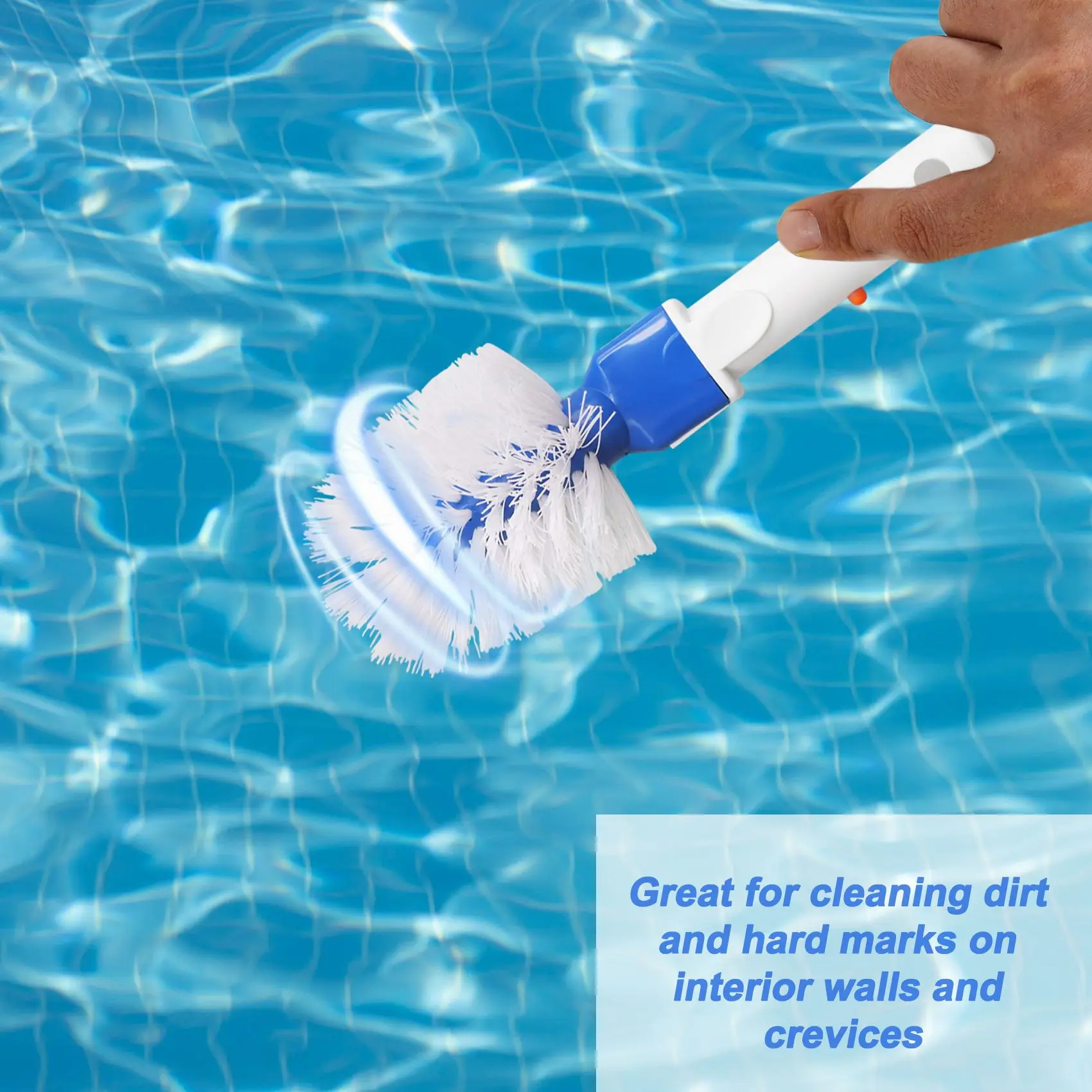 Pool Cleaning Kit, Portable Spa Hot Tub Swimming Pool Accessories with Leaf Skimmer Net, Sponge Brush