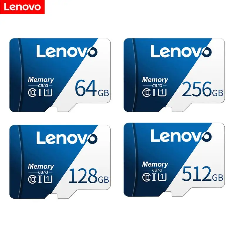 Lenovo Class 10 Memory Card 8GB 16GB 32GB 64GB 128GB 256GB 4k HD Micro TF SD Flash Cards Waterproof For Phone Camera