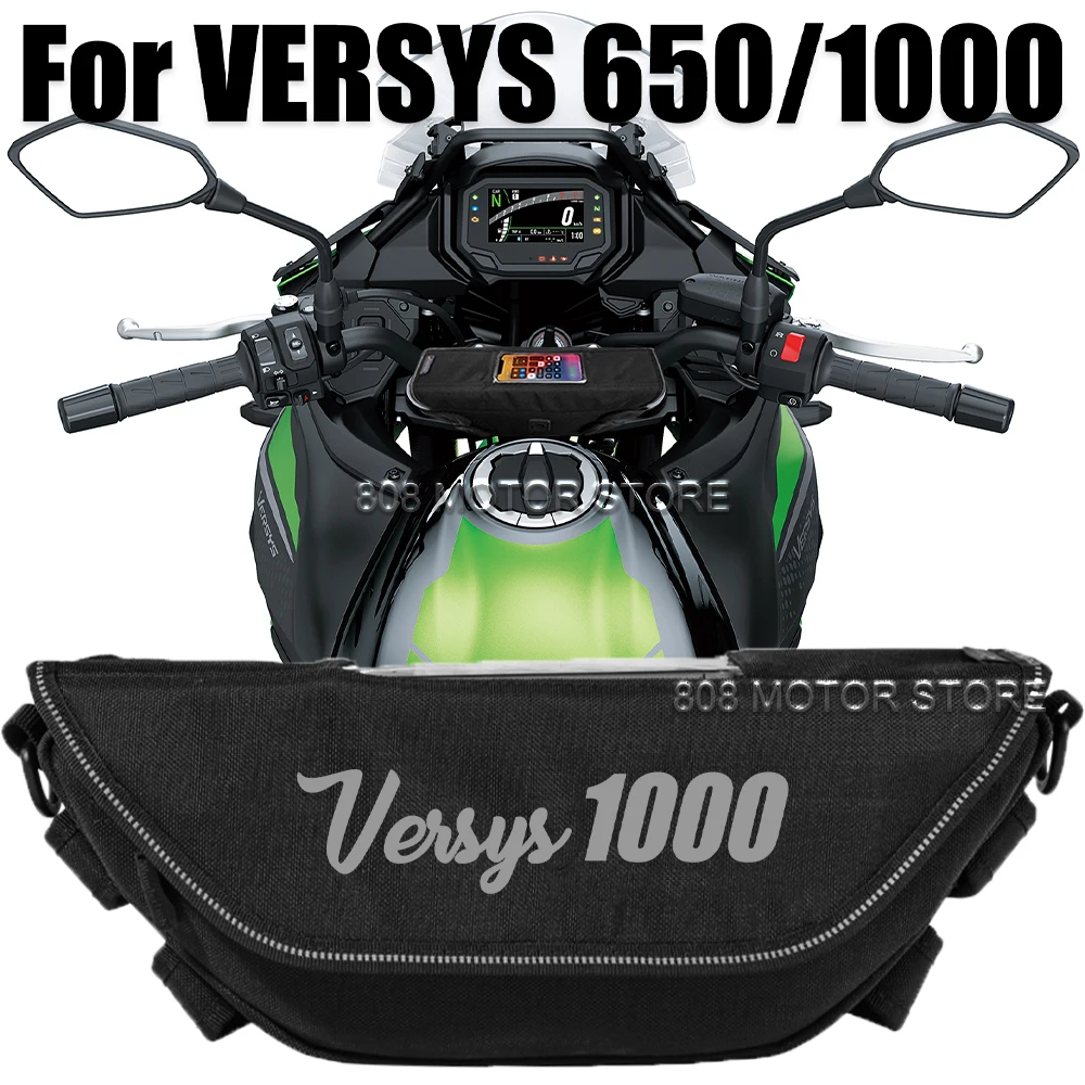 For Versys 650 1000 Motorcycle Accessories Tools Bag Waterproof and Dustproof Convenient Travel Handlebar Bag