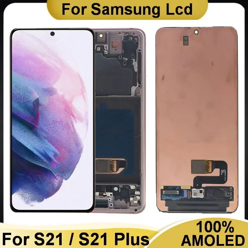 SUPER AMOLED LCD For Samsung Galaxy S21 Plus Lcd Display s21 Plus G996B G9960 G996F S21+ Display Touch Screen Digitizer Assembly