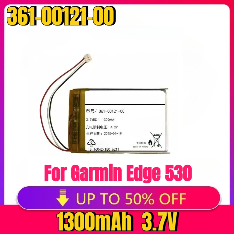 

New High Quality Replaceable BatteriesGPS Navigator Battery 3.7V/ 1300mAh 361-00121-00 for Garmin Edge 530