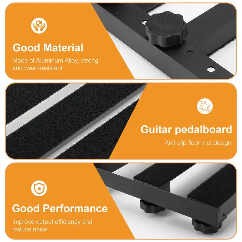 ABKV-Music Lovers Supplies Guitar Pedalboard Cable Organizer Sturdy Small Instrument Accessories For Live B