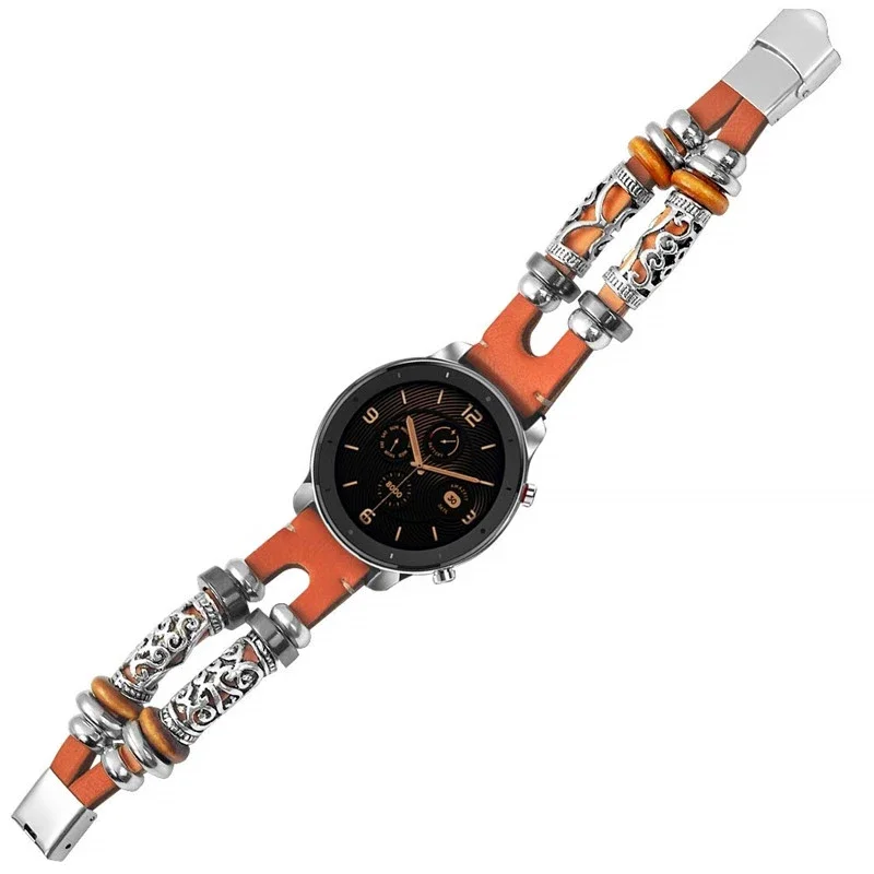 22mm leather watch band For samsung Galaxy watch 3/Gear S3 frontier retrao  strap for Amazfit GTR 4-3-3pro-2e/Huawei gt 3-2 46mm