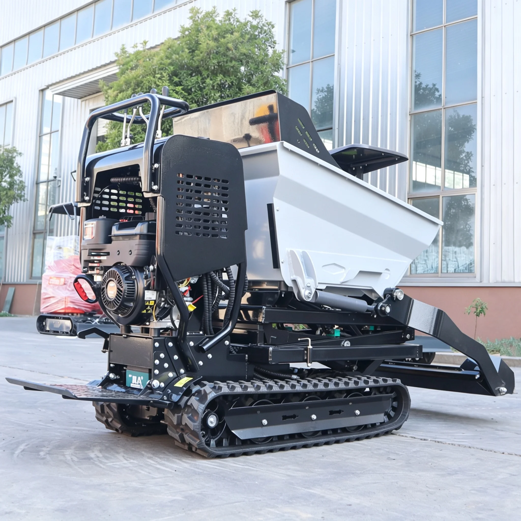 Customized Hydraulic Tipping  Crawler Dumper Tracked Transporter Self Unloading All Terrain Heavy Duty CE EPA