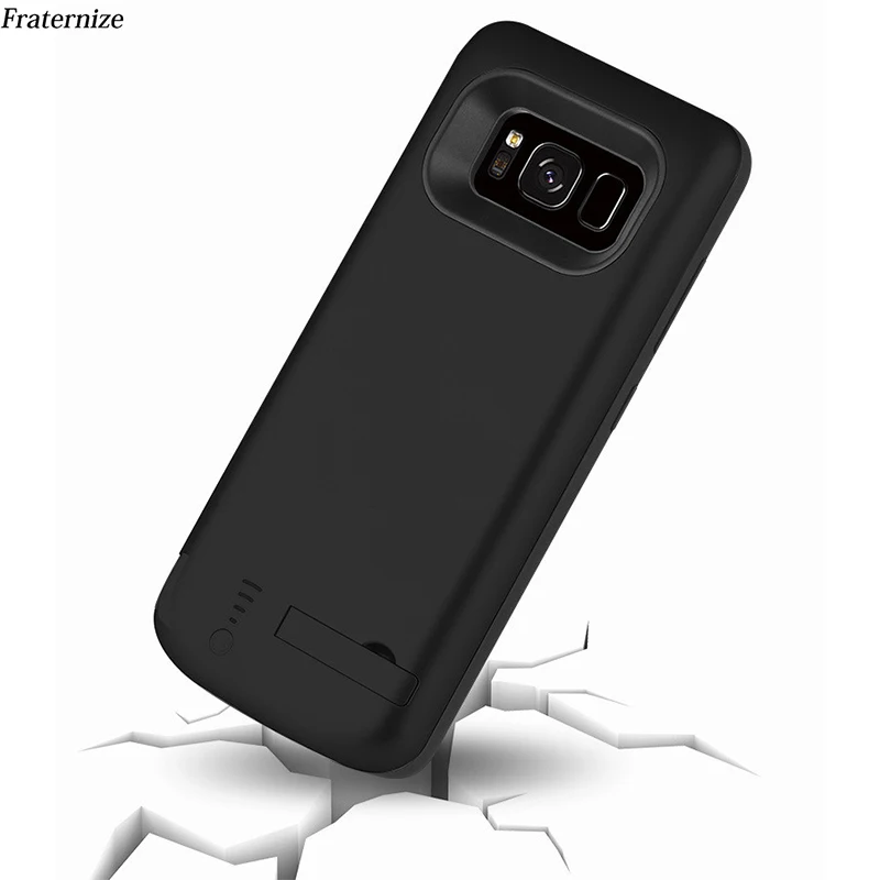 

Ударопрочное зарядное устройство для Samsung Galaxy S8 S9 Plus Note 8 Note9 внешняя перезаряжаемая крышка зарядного устройства