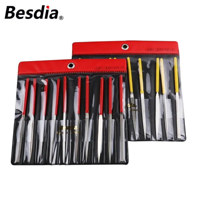 TAIWAN Besdia Diamond Needle Hand Files Carborundum Alloy Files PF-10L