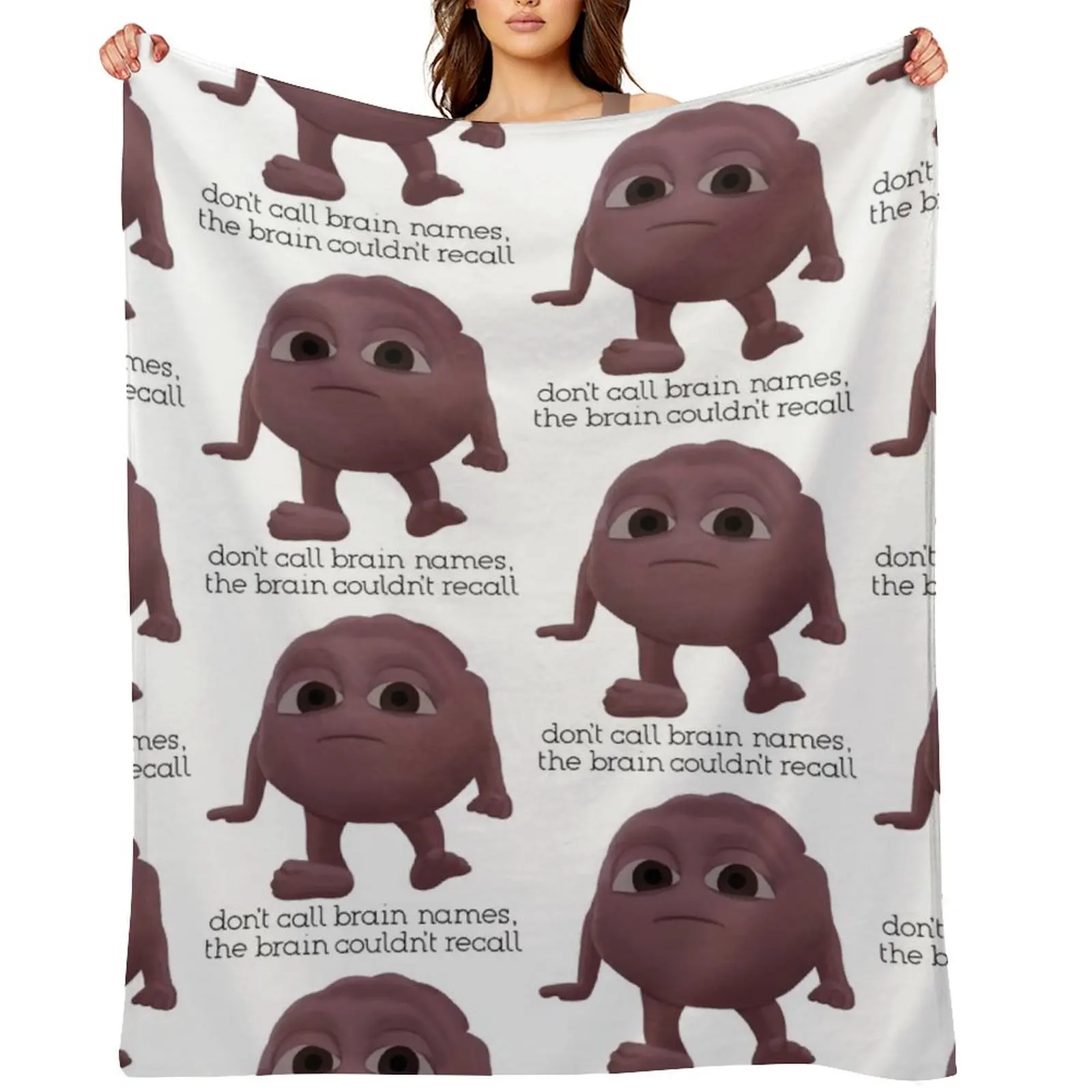 

Brain Throw Blanket warm for winter Designers decorative Hairy Blankets