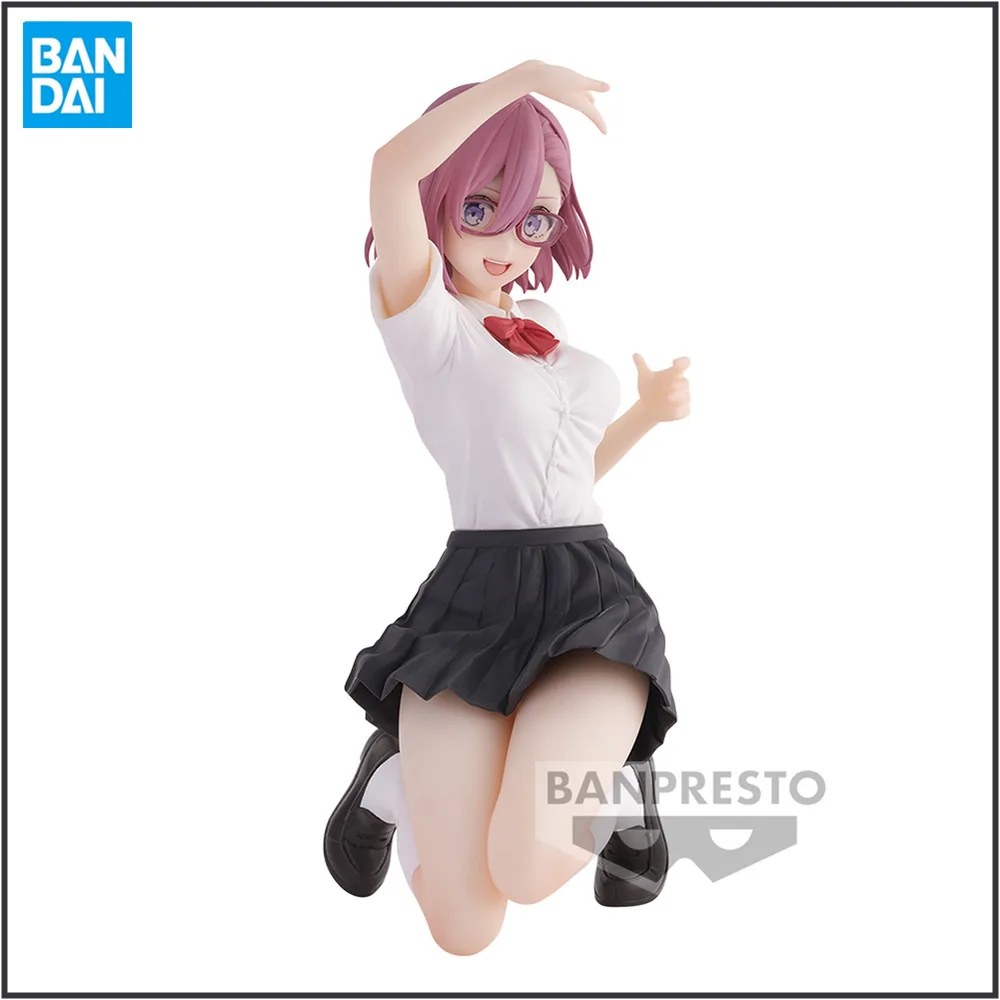 In Stock Original Bandai Anime 2.5 Dimensional Seduction FIGURE Ririsa Amano～Uniform ver. Action Figure Gifts Toys Model 14cm