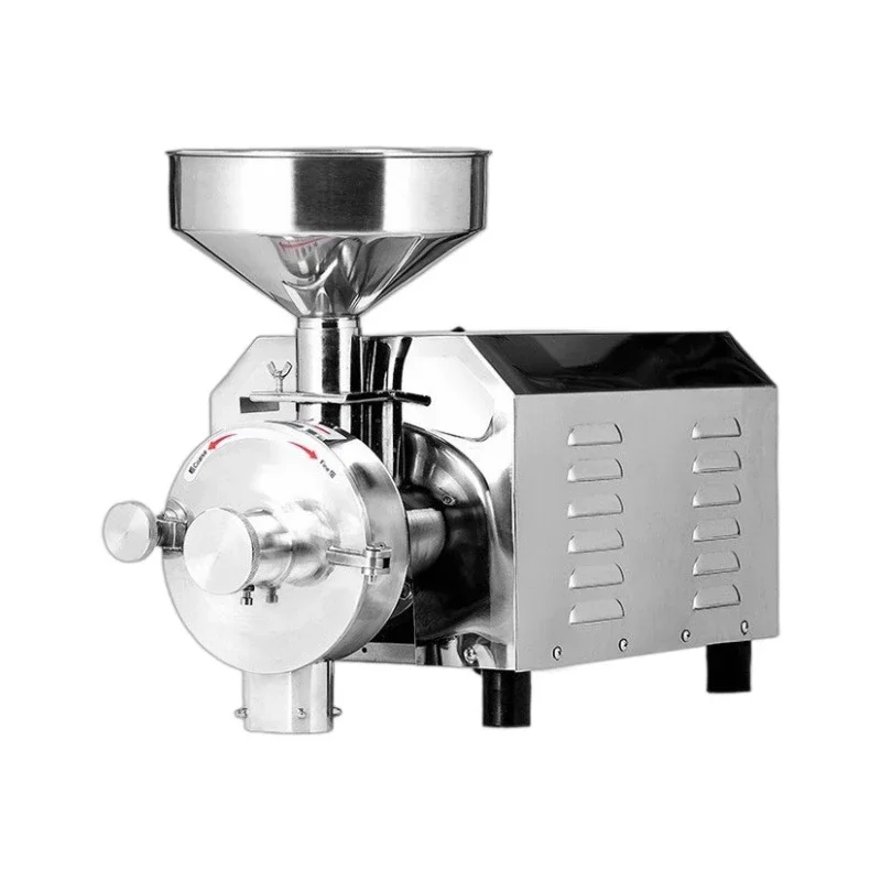Kommerzielle ultrafeine Fräsmaschine für Vollkörner und Getreide, Chili-Pfeffer und Sichuan-Pfefferpulvermühle aus Edelstahl