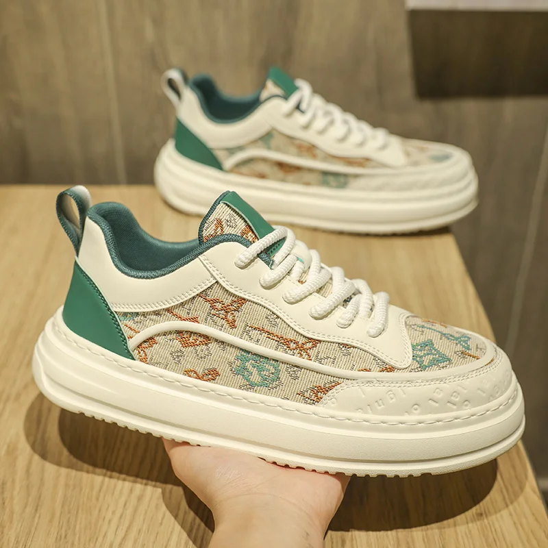 

High-quality Platform Men's Shoes Breathable Men Sneakers Outdoor Sport Shoes for Men Fashion Vulcanized Shoe Tenis Para Hombre