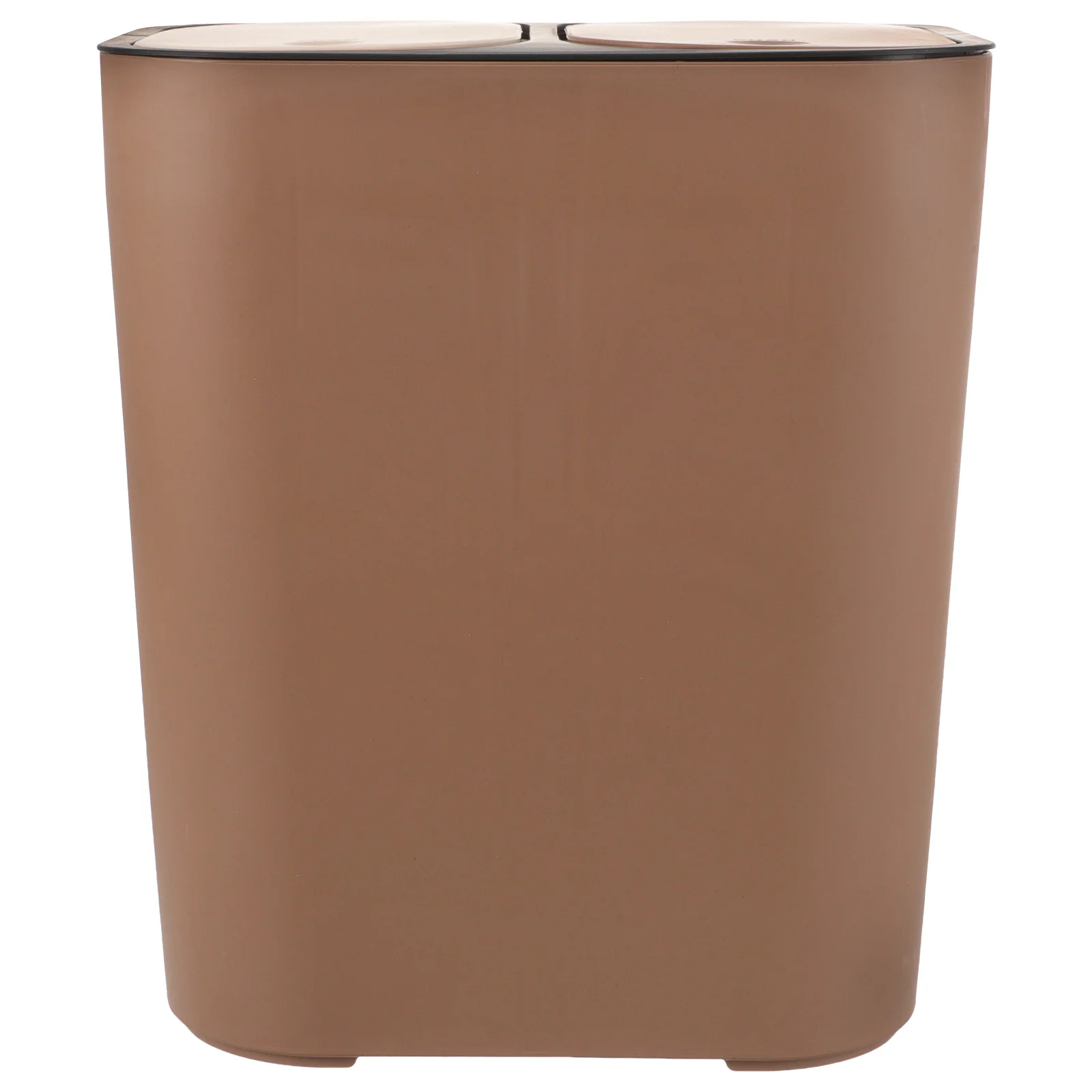 

1 шт. двухслойный мусорный бак, пластиковый домашний мусорный бак, большая кнопка открытия, крышка для сухого и влажного разделения для кухни, офиса, спальни, отходов