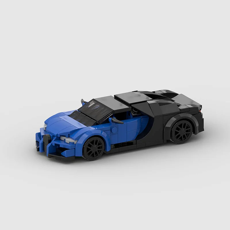 

MOC Blue Super Sports Cars Building Blocks Bricks DIY Sets Gifts Toys For Boys & Girls & Adults 199PCS