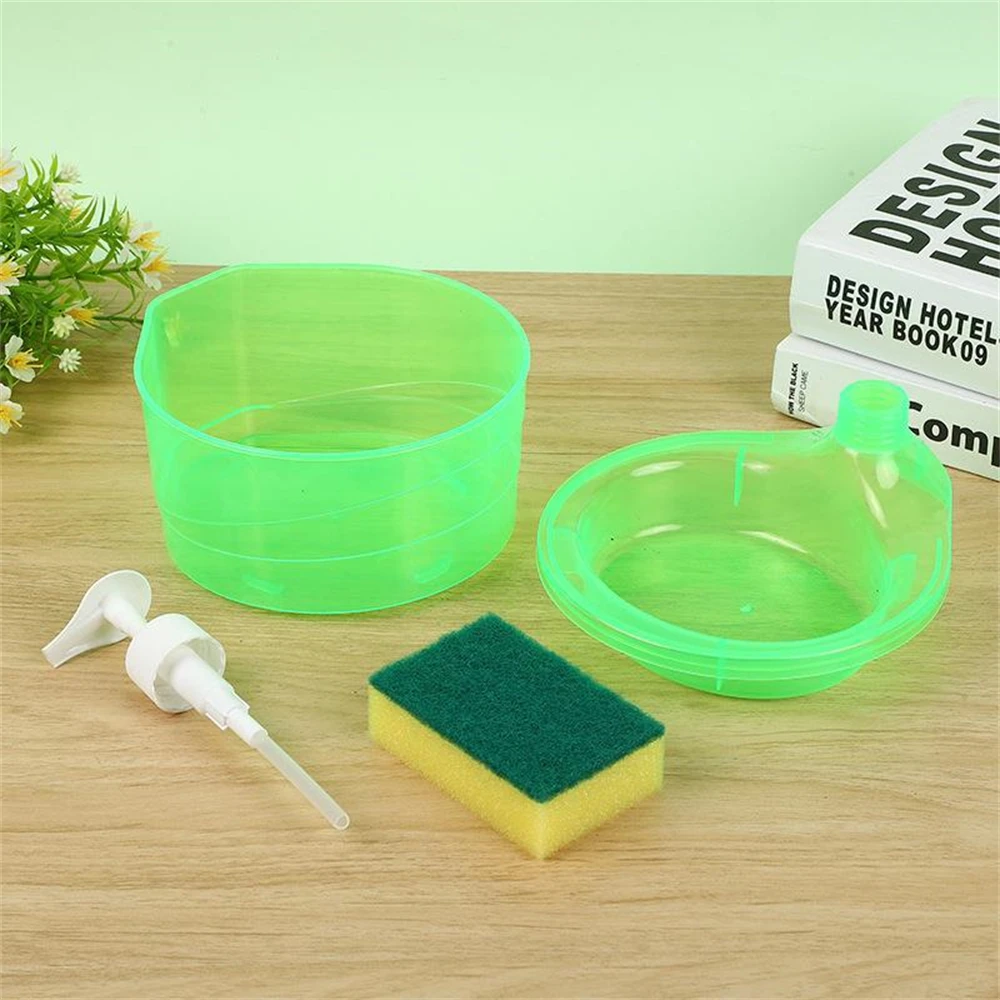 1/2PCS Dishwashing Liquid Dispenser Efficient Cleaning Multipurpose Soap Dispenser 100g 17 * 16 * 14 Kitchen Cleaning Utensils