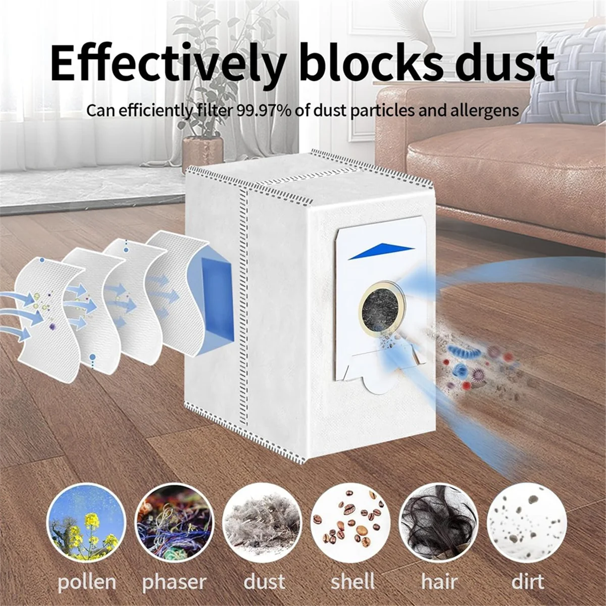 Ecovacs Deebot Robot Vacuum, Escova lateral principal, Mop Pads, Filtro Hepa, Sacos de pó, Acessórios, T30S, T30S Combo