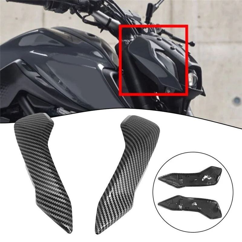 

Highly Recommended Motorcycle Headlight Fairing Upper Nasal Mask Front Steering Signal Bracket Parts Component For MT-07