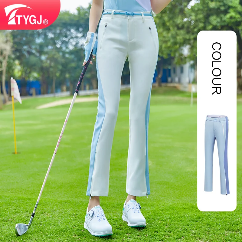 

TTYGJ Golf Girls Plush Pants Windproof Warm Solid Color Junior Sweatpants Slightly stretched elasticated waistband