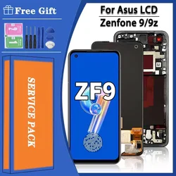 AMOLED For Asus Zenfone 9 LCD AI2202-1A006EU, AI2202, AI2202_B  Display Touch Screen Digitizer Assembly Zenfone 9z Replacement