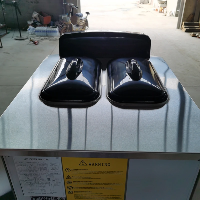 New Fully Automatic Commercial Soft Ice Cream Machine with Milk &   Water Compatibility