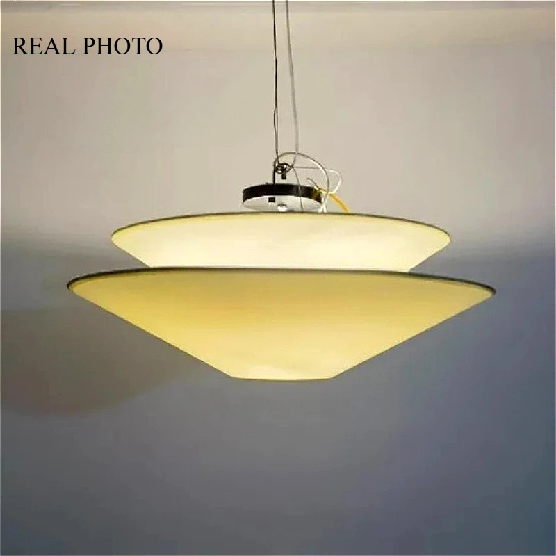 French Cream Style LED Ceiling Lights Fabric Lighting Fixture Chandeliers for Living Rooms Bedroom Study Antique Atmosphere Lamp