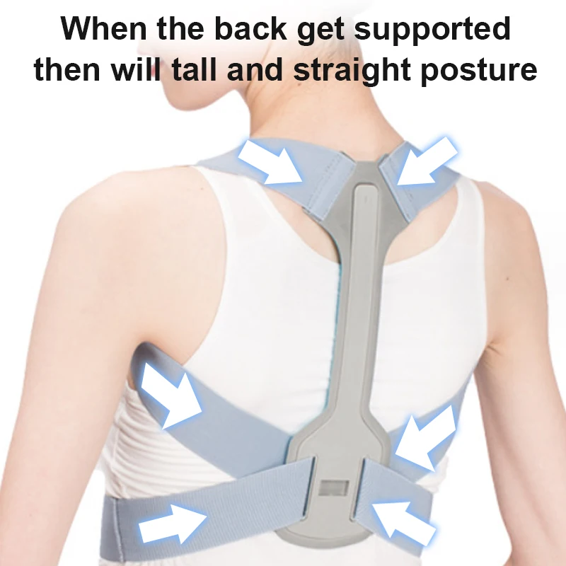 Corrector Adjustable Upper Back Brace for Clavicle Support and Providing Pain Relief from Neck,Shoulder and Upper Back