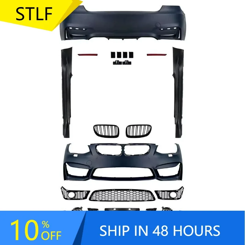 

Zuimi High-end E92 M4 Style Body Kit For 3 SERIES E92 LCI Car Bumper With Grille Side Skirt 2009-2012