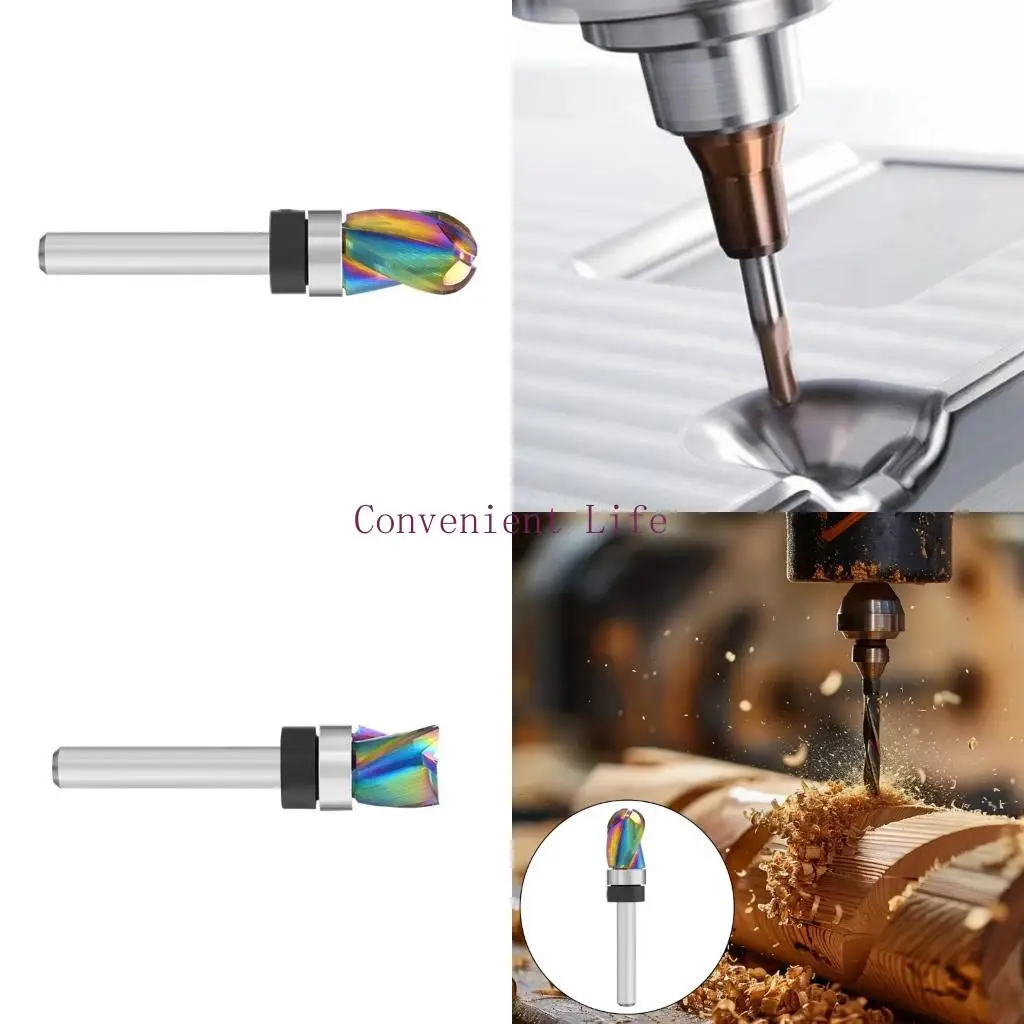 

L1EE Industrial 3 Equing Melling Cutter 1/4 Shank Alloy Bit несколько размеров доступны