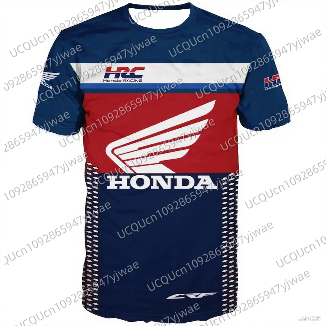 

Motorcycle Riding Letter Printing Quick Drying Breathable Short Sleeve Men And Women Honda Riding Casual T-shirt Tops