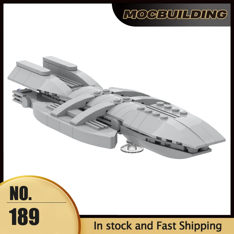 Space Movie Model Micro Battlestar MOC Building Blocks Starfighter Spaceship DIY Technology Bricks Assembly Toys Xmas Gifts