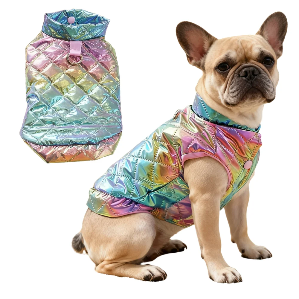 

Dog Winter Clothes - Waterproof Windproof Dog Puffer Jacket for Cold Weather, Lightweight Snow Coats for Small Dogs