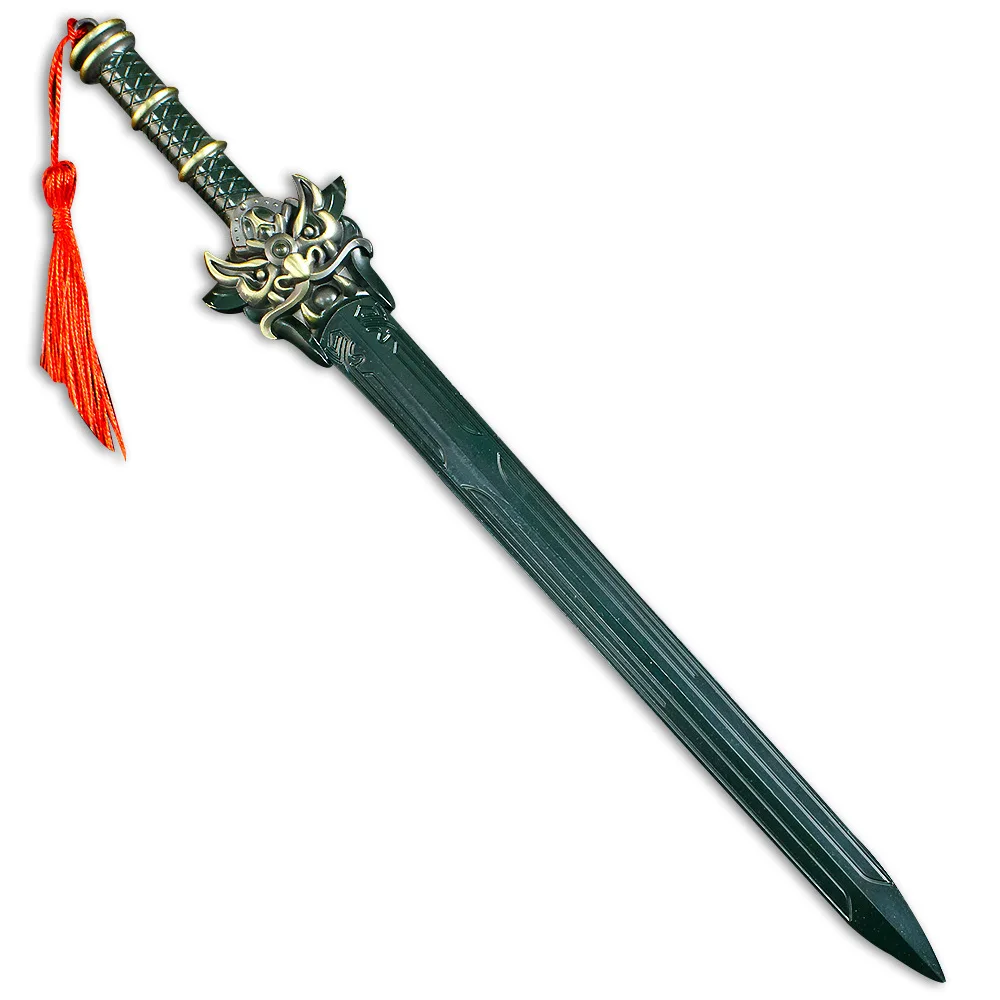 30cm/11,81 pulgadas Qin Shiming Moon periféricos de Anime espada de escala inversa arma de Metal modelo accesorios de Cosplay espada samurái niño juguete regalos