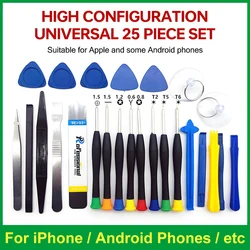 25 In 1 Multifunction Mobile Phone Repair Tools Kit Screwdriver Opening Set for iPhone Android Phones etc