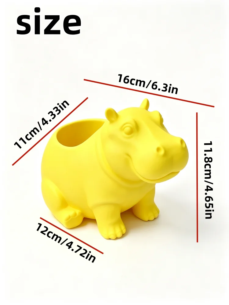 Fun hippo statue desktop pen h - đánh giá và giá Stationery Office Supply Store