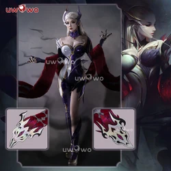 LAST BATCH UWOWO Evelynn Cosplay Game Coven Evelynn Cosplay Costume Bodysuit With Headpiece Halloween Costume