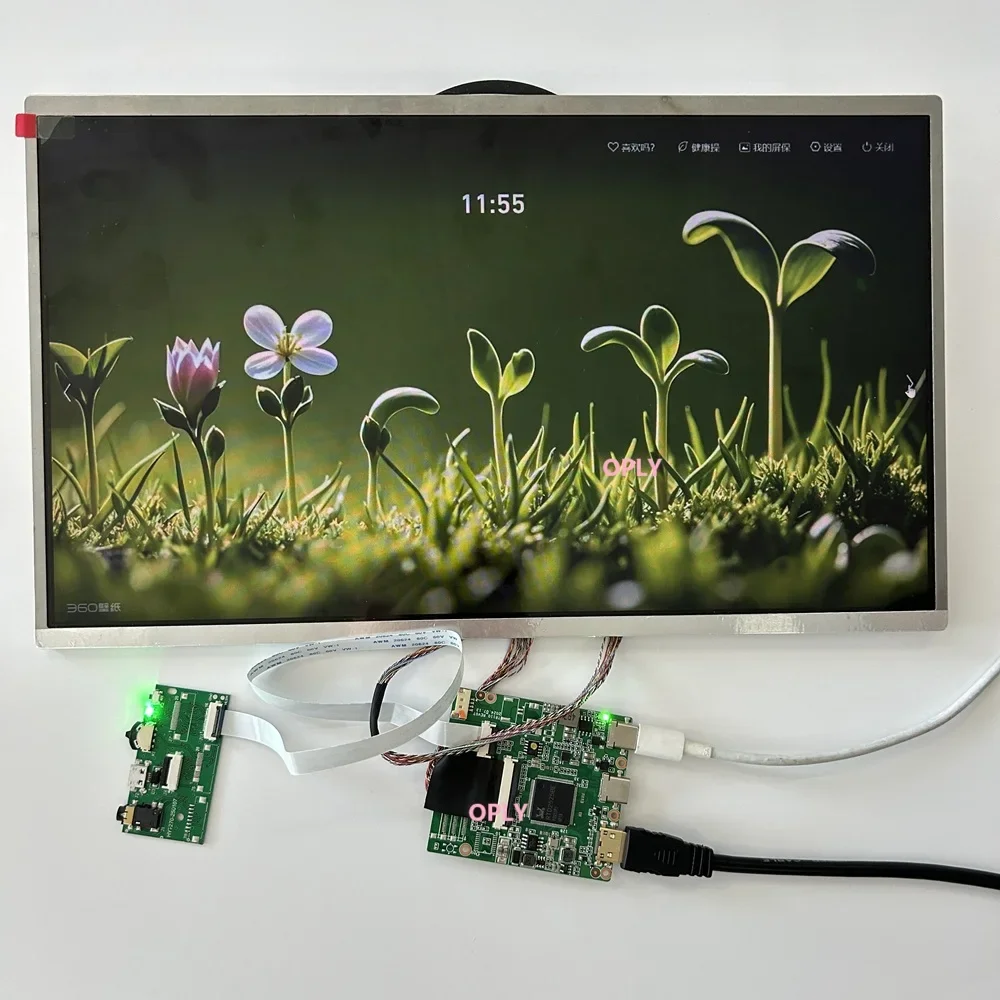لوحة تحكم 40pin شاشة LCD LED عدة ل B125XW01 LP125WH2 12.5 "1366X768 LVDS 2 TYPE-C MINI HDMI-متوافق