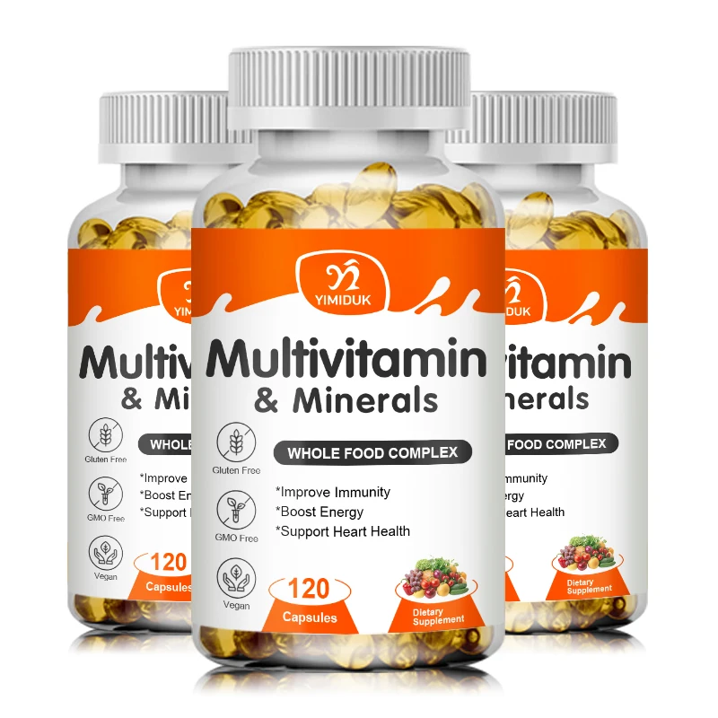 

Multivitamin and Multi Mineral Capsules Improve Immunity Protect Skin&Bone Health Healthy Food Beauty Health