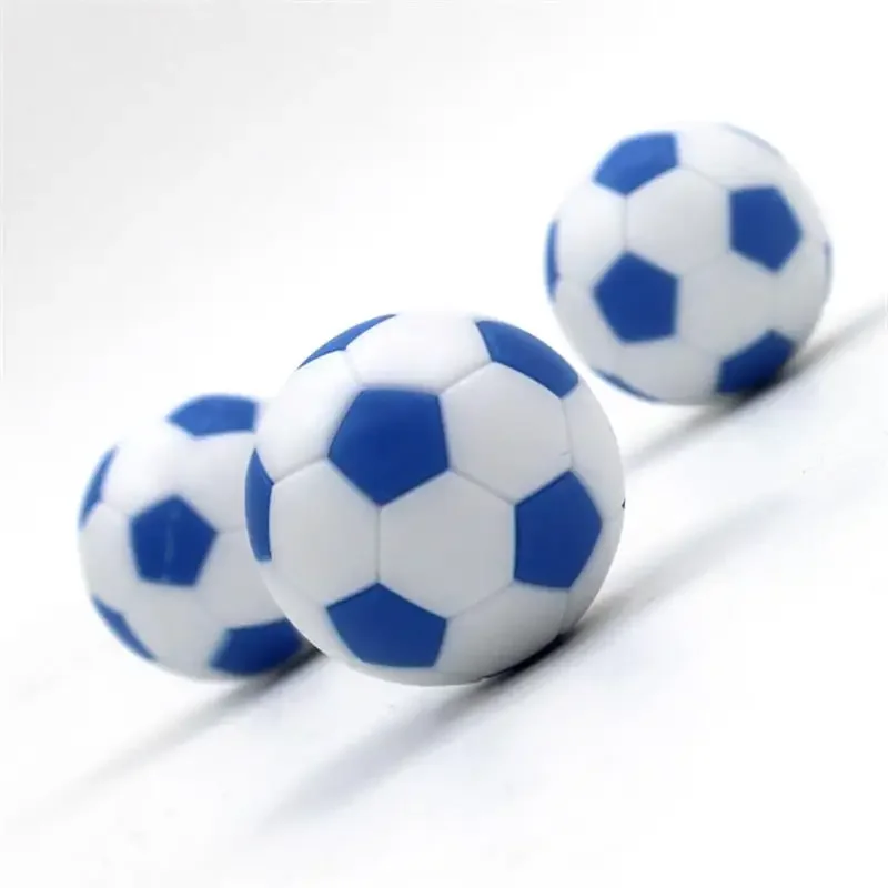 6PCS Brand new 32mm Table Soccer Ball Fussball Indoor Game Foosball Football Machine Parts Kid Child Puzzle Toy