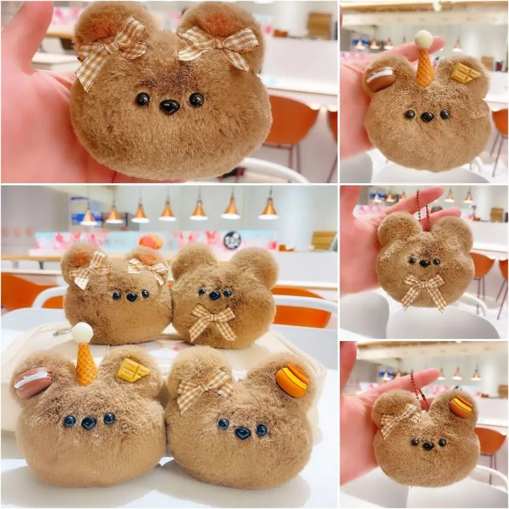 

Маленький коричневый медведь, маленькая коричневая Фотография, цвета хаки, мультяшная подвеска на сумку, милый медведь, брелок, аниме, подвеска с коричневым медведем