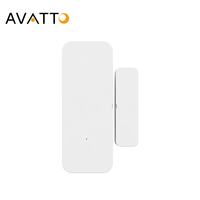 AVATTO Tuya WiFi Smart Door Sensor Door Open/Closed Wireless Detector Alarm System APP Control，Works With Alexa Google Home