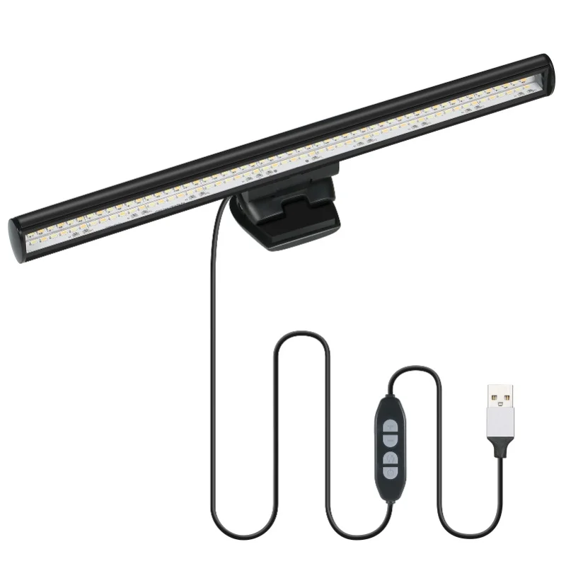 

Tomshine E-Reading Monitor Light For Laptop USB Operated Dimmable Eye-Caring Screen Lamp 3 Color Temperature & Adjustable 10