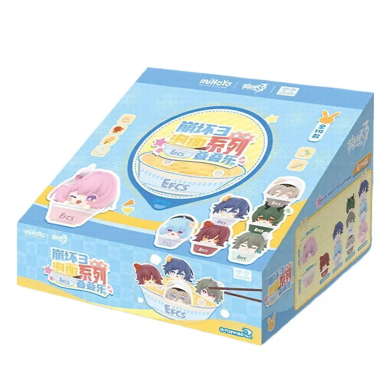 

Коллекционная фигурка-конструктор Honkai Impact 3rd Noodle Cup Series: Элизия, Апония, Эден, Косма (слепая коробка)