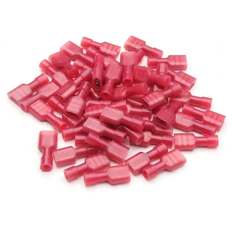 50/100/150Pcs Terminals Crimp Wire Cable Connectors Nylon Fully Insulated Spade Female Electrical Crimp Terminators Kit Tool Set