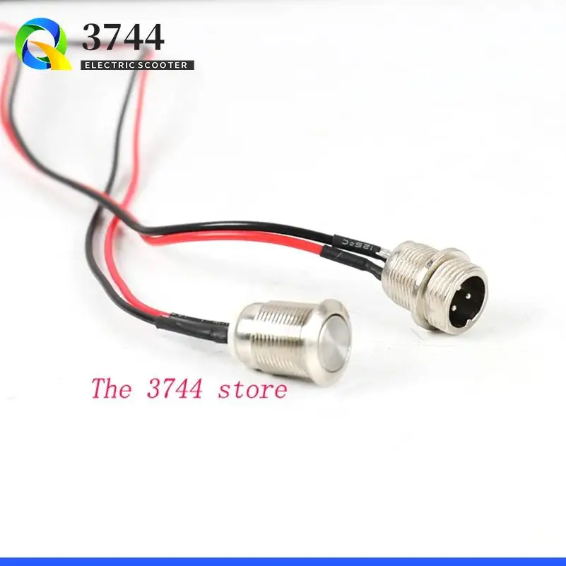 Balance car charging interface accessories parts charger three hole head  line socket switch general original button