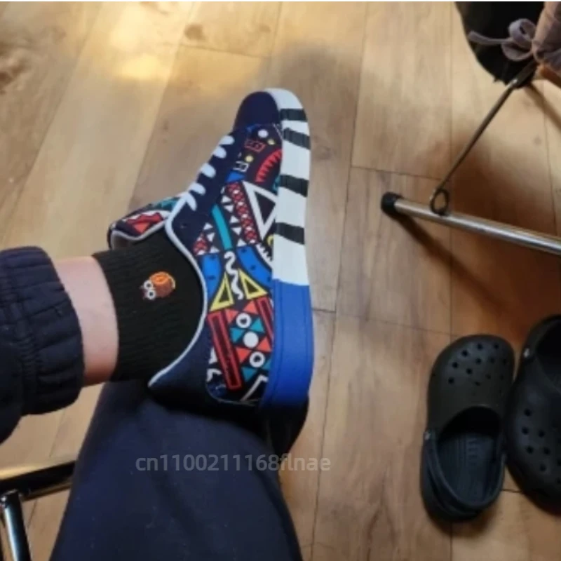 Spring and Summer New Street Dance Sports Shoes for Men, Trendy Hip-hop Fashion, Casual and Breathable Men's Shoes